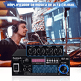 thumbnail image 5 of Amplificador De Audio Bluetooth 5.0 Av-660bt 1200w Negro, 5 of 5