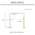 thumbnail image 4 of Rosec Jewels Lab Grown Diamond Cross Necklace with Chain (EF-VS Grade) - Real Cross Faith Necklace - Ready to Gift for Christmas, 14K Yellow Gold, 4 of 6