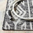 thumbnail image 5 of SAFAVIEH Courtyard Beckah Distressed Indoor/Outdoor Area Rug, 8' x 11', Black/Grey, 5 of 11