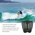 thumbnail image 4 of Sonducket Alfombrilla para tabla de surf, 3 uds., alfombrilla para pie, almohadillas de agarre para tabla de Paddle Longboard, accesorios para Deportes acuáticos Negro, 4 of 6