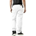 thumbnail image 4 of Ma Croix Mens Biker Jeans Straight Fit Distressed Zipper Denim Pants, 4 of 7