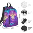 thumbnail image 2 of Xecao Elephant in Tribal Style print Backpack For women men Aesthetic Lightweight Travel Daypack Simple Cute Backpack For Bookbag, 2 of 5