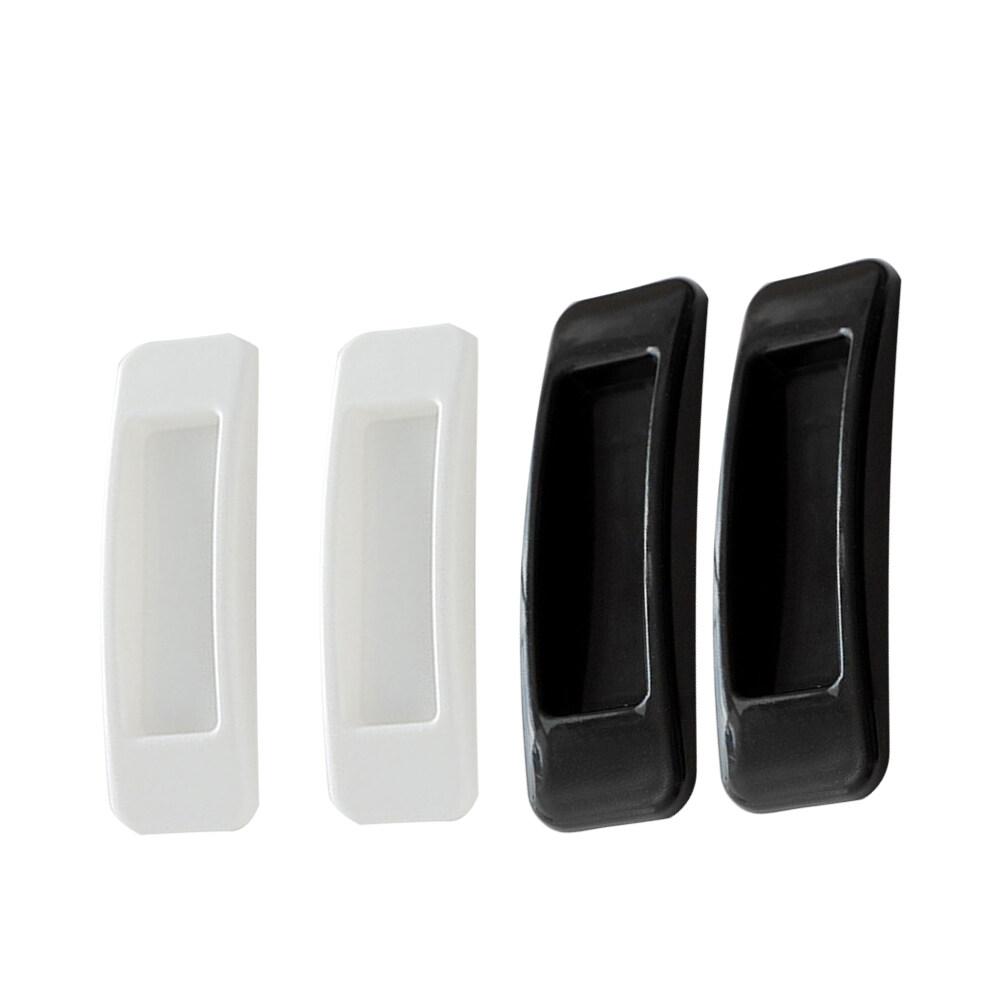Abs Door Handle 4PCS Rectangular Adhesive Auxiliary Door Window Handle