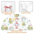 thumbnail image 6 of Kll 48" Christmas Tree Skirt Green Blue Avocado Xmas Tree Skirts Mat For New Year Xmas Holiday Party Indoor Outdoor Home Decoration, 6 of 9