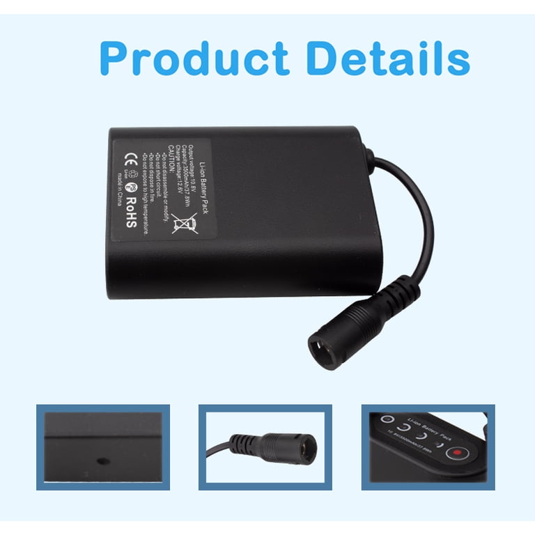 for Stoov Heat Pad Heating Cushions Heated Blankets Heated Pillow  Rechargeable Battery NATNO Replacement Battery [10.8V 3500mAh] - Walmart.com