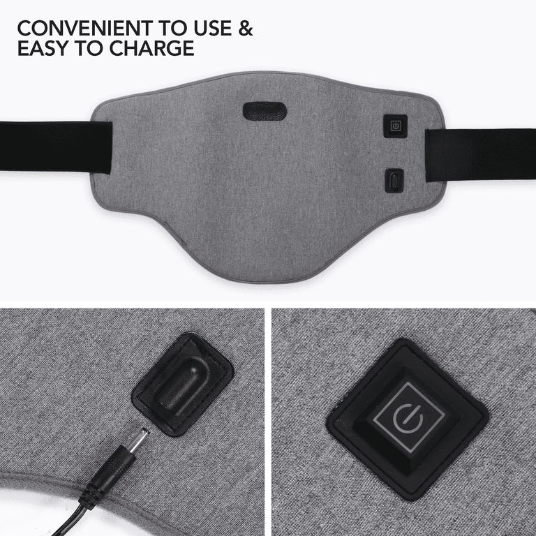 Electric Heating Pad Waist Belt - 9 Heat Settings, 4 Timers, Machine Washable, For Back & Muscle Pain