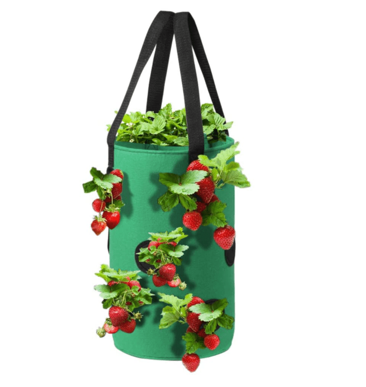 3 Gallon Hanging Strawberry Planting Bag Vegetable Flower Gardening Growing Bag 