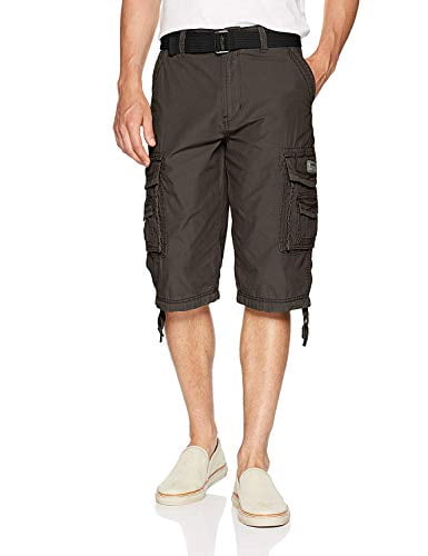 Reg and Big and Tall Sizes Unionbay Men's Cordova Belted Messenger Cargo Short