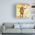 thumbnail image 2 of Trademark Fine Art Pat Saunders-White Stick with Me Canvas Wall Art - 35x35, 2 of 6