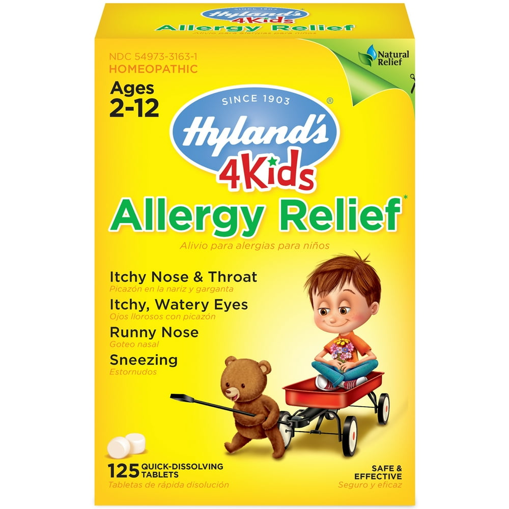 4 Kids, Allergy Relief, Ages 212, 125 QuickDissolving Tablets