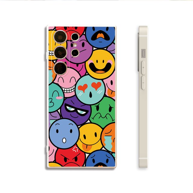 Elegante funda de goma TPU con estampado de dibujos animados para iPhone: proteja su teléfono con un toque creativo