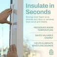 thumbnail image 5 of Door Draft Stopper for Cold Air Protection – Window Insulation for Winter with Strong Adhesive – Weather Stripping Door Seal for Tight Gaps – Door Weather Stripping, Door Seal & Stoppers for Bottom, 5 of 7