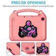 thumbnail image 4 of Dteck Kids Case for Samsung Galaxy Tab A11 Plus/Tab A9 Plus 11-Inch Tablet,Lightweight Shockproof Kids Friendly Cover with Handle Stand for Galaxy Tab A9+/A11+,Pink, 4 of 7