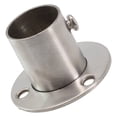 thumbnail image 2 of Support de Tube Barre de Placard Support Garde-Robe Tringle Suspendue Tige Poteau Douille Extrémité, 2 of 7