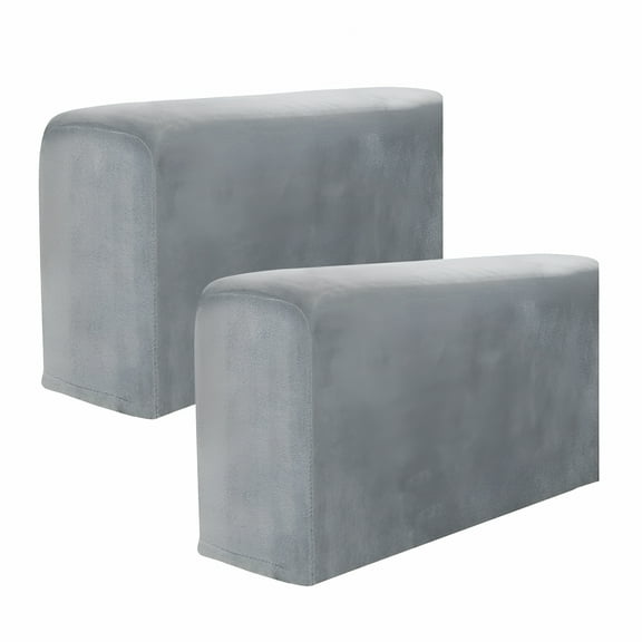 LAMIRO Armrest Covers 2Pcs Anti Sofa Arm Chair Slipcovers Furniture Protectors Armchair Slipcover for Recliner Sofa Sofa Arm Covers for Cats
