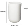 thumbnail image 3 of Vasos para cepillos de dientes Dinheiro 3 piezas, plástico apto para uso alimentario, multifuncional, 3 of 7