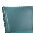 thumbnail image 5 of Steve Silver Tiffany Faux Leather 30" Bar Stool - Peacock-Espresso, 5 of 7