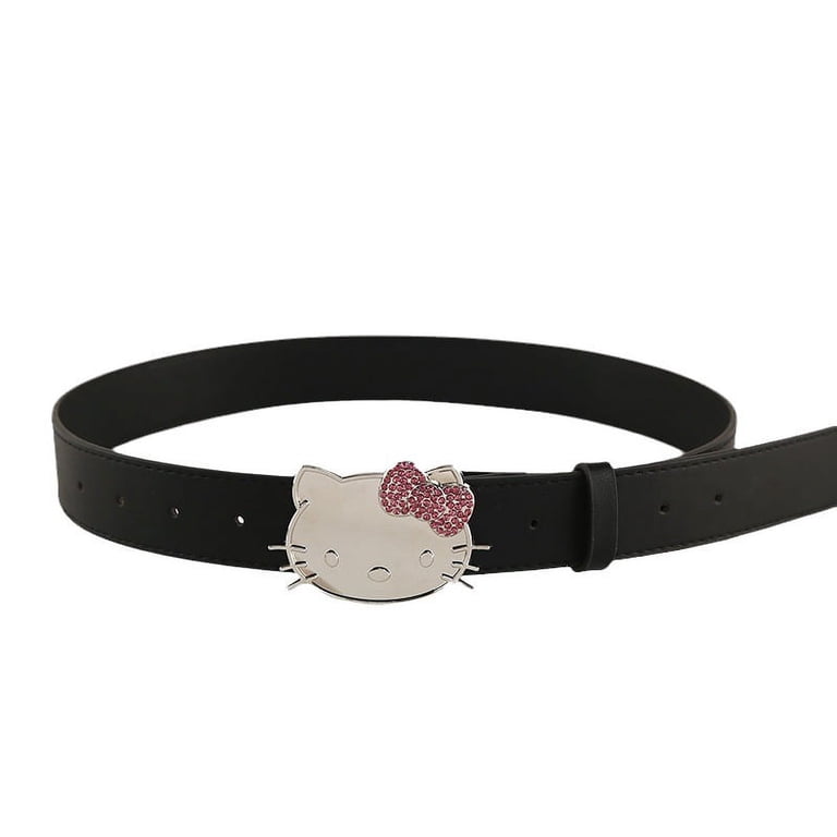 Hello kitty rhinestone y2k belt Harajuku Kawaii Y2K Aesthetic Hello Kitty Belt – The Kawaii  main image 3