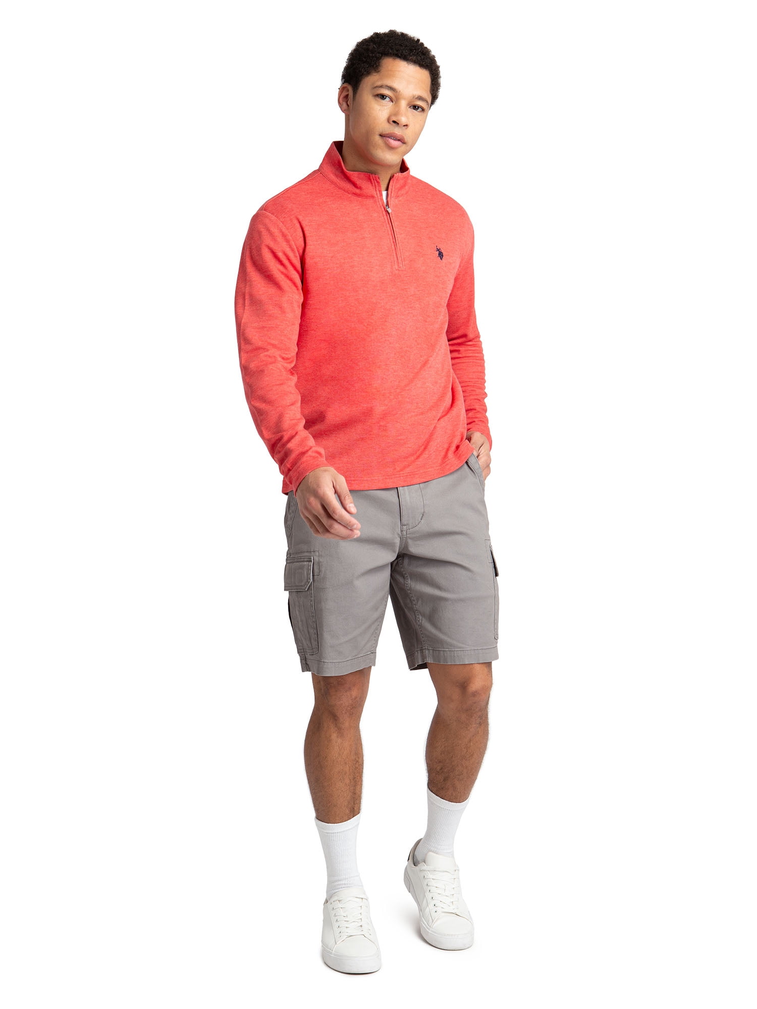 U.S. Polo Assn. Men's Luxe Quarter Zip Pullover