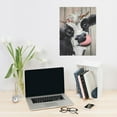 thumbnail image 6 of WFSposter Farmhouse Wall Art Printed Canvas, 12x16 inches, Black and White Cow Wall Decor for Kitchen Bathroom Bedroom, 6 of 6