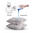 thumbnail image 6 of 1 Pack Outdoor Throw Pillow, Vintage Spring Floral Waterproof Pillow with Insert Included, Farmhouse Botanical Decorative Accent Cushion Sofa Pillows for Patio Porch, 16 x 16 In, 6 of 8