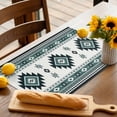 thumbnail image 3 of Placemats Set of 4, Green Bohemian Place Mats Southwest Tribal Aztec Boho Tablemats Washable Placemat Table Decoration for Kitchen Table Dinner Party Home Decor Indoor Outdoor 13x19 Inch, 3 of 9