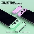 thumbnail image 4 of Joy Pad para Controlador Nintendo Switch, Soporte Inalámbrico de Doble Vibración/función de Despertador/control de Movimiento Rosa/verde, 4 of 7