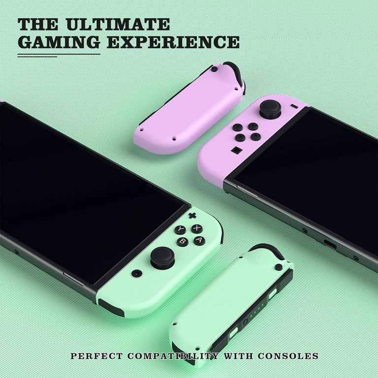 Wireless Nintendo Switch Joy-pad, Pink/Green, Dual Vibration Wireless Nintendo Switch Joy-pad, Pink/Green, Dual Vibration