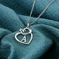 thumbnail image 3 of AUNOOL Elephant Gifts Elephant Necklaces for Women Good Luck Elephant Love Heart Pendant Necklace Lucky Elephant Jewelry for Women Friends, 3 of 5