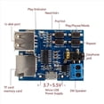 thumbnail image 4 of 6X Mp3 Lossless Decoding Board Mp3 Decoder Module TF Card U Disk Decoding Player Comes with Power Amplifier,6 x mp3 decoding module,Blue, 4 of 5