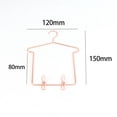 thumbnail image 4 of 5 perchas para ropa de , perchero para muebles, micropaisaje, accesorios para muñecas, juegos de simución, perchas para ropa de muñecas con clips para Pta Hugo Colgador de ropa de casa de muñecas, 4 of 10