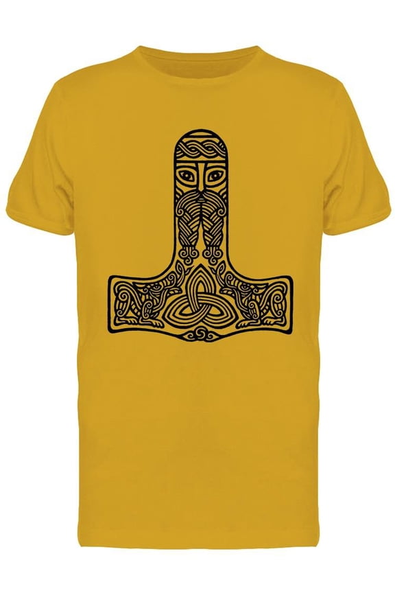 Viking Hammer T-Shirt Men -Image by Shutterstock, Male Small