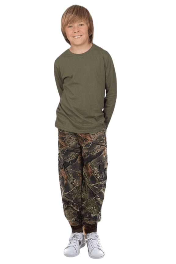 by Treel Boys Camo Pull On Jogger Sweatpants, Size 5, Camouflage (New 2024 Specs)