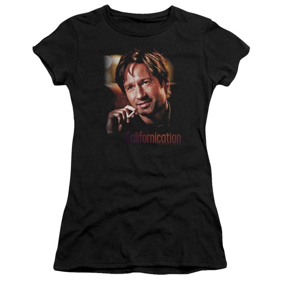 Californication - Smoker - Juniors Teen Girls Cap Sleeve Shirt - Large