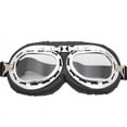 thumbnail image 5 of Vintage Harley-Inspired Silver Motorcycle : UV Protection, Windproof Design for Off-Road Riding – Durable, Comfortable Fit with Enhanced Visibility, Versatile for Outdoor Sports, In Stock Now, 5 of 5
