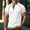 White, variant on ITSAME Men's Henley T-Shirt, Short Sleeve Trendy Button Crew Neck Classic Fit Summer Casual Tee White M