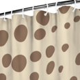 thumbnail image 3 of Beige and Brown Of Leopard Print Shower Curtain 72"x84" ,Bathroom Decorative Shower Curtains Set with 12 Hooks,Modern Waterproof Washable Shower Curtain, 3 of 6