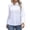 White, variant on MDUKONU Button Down Shirts for Women Long Sleeve Dress Shirts Free Collared Work Office Solid Blouses Tops Black XXXXXL