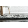 thumbnail image 5 of Unique Loom Imperial Collection Area Rug - Lygos (2' x 6' 1" Runner Light Gray/Black), 5 of 7