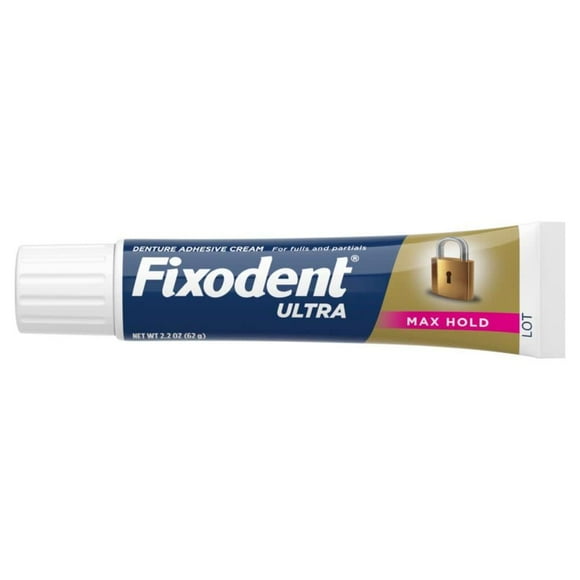 Fixodent Fixodent Ultra Max Hold Adhésif Dentaire, 2.2 Onces - Lot de 2