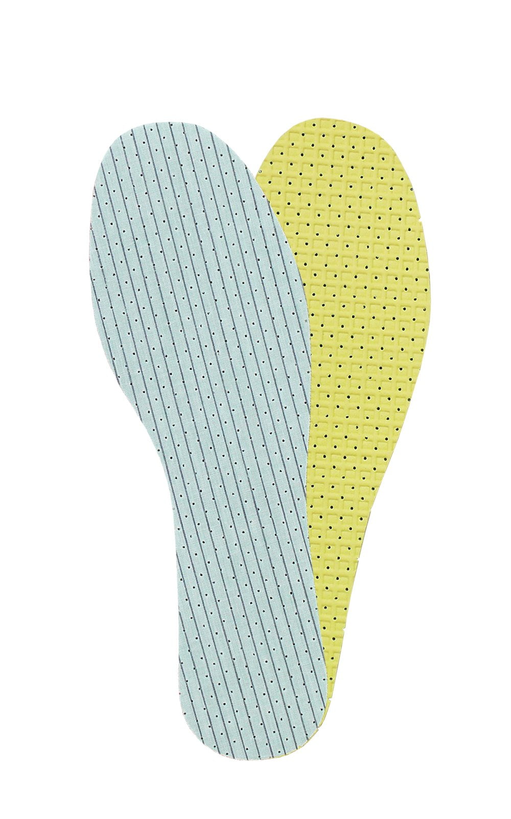 Mens/Ladies SUMMER Antibacterial Perforated Odour killer White Insoles Size 6 