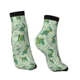 thumbnail image 4 of Bingfone Cute Dinosaurs In Space Design Patterned Men'S Women'S Casual Cotton Socks, 4 of 9