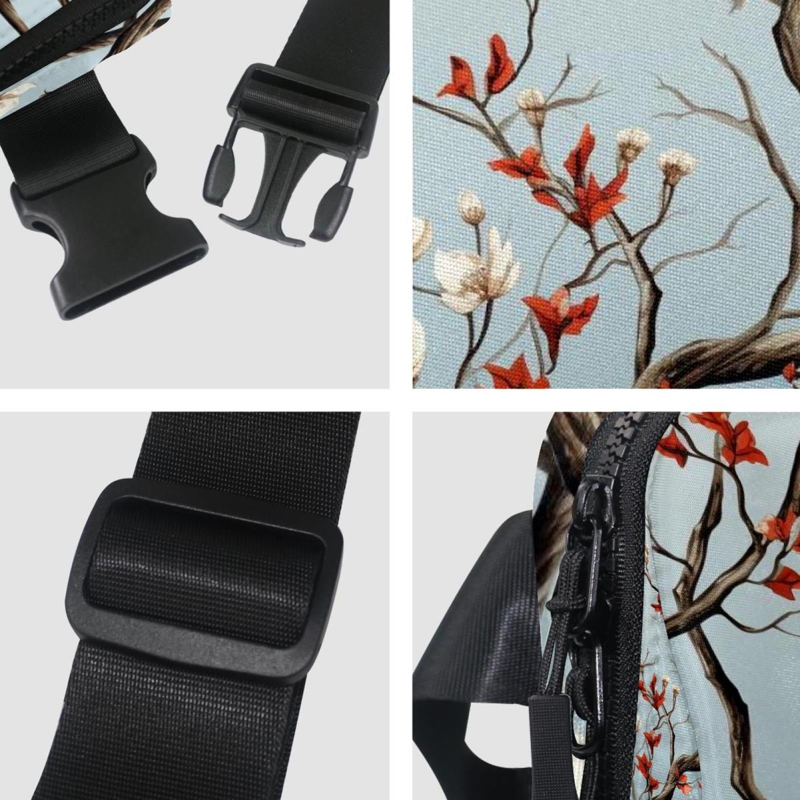 Tree Running Belt Fanny Packs Waist Packs with Extension Strap Unisex Lightweight Adjustable