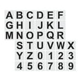 ITSELFER 36Pcs Reusable Alphabet Templates Letter Stencils for Painting