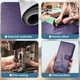 thumbnail image 3 of for Samsung Galaxy S24 Ultra Wallet Case, [Flower Embossed] Premium PU Leather Flip Protective Case Cover with Card Holder and Stand with Wrist Strap for Samsung Galaxy S24 Ultra, Purple, 3 of 12