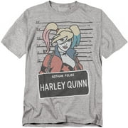 Batman T-Shirt The Harley Quinn Mugshot Unisex Graphic Tee for Men & Women