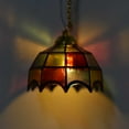 thumbnail image 6 of Mini Dollhouse Miniature Decoration LED Table Light Ceiling Lamp Battery Operated Light Dollhouse Accessories 1:12 Dollhouse Colorful Chandelier Exquisite Miniature LED Ceiling Light Decoration, 6 of 9