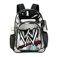 thumbnail image 2 of WWE Clear Backpack Heavy Duty See Through Bookbag Transparent Bag for Colleges School Work Sport Travel, 2 of 7