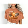 thumbnail image 6 of Thanksgiving T-Shirt for Women, Tis the Season Football T-Shirt, Football T-Shirts, Fall T-Shirts, Plus Size Fall Shirt, 6 of 9
