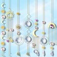 thumbnail image 2 of Candelabro de cristal decorativo para jardín de 6 piezas - Paquete de seis MFZFUKR CPB-US-DYP1031, 2 of 5